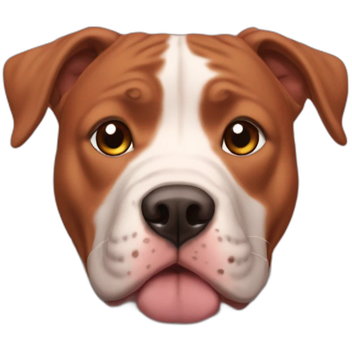 Clifford big red pit bull emoji