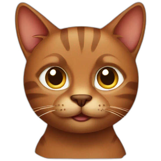 brown cat emoji