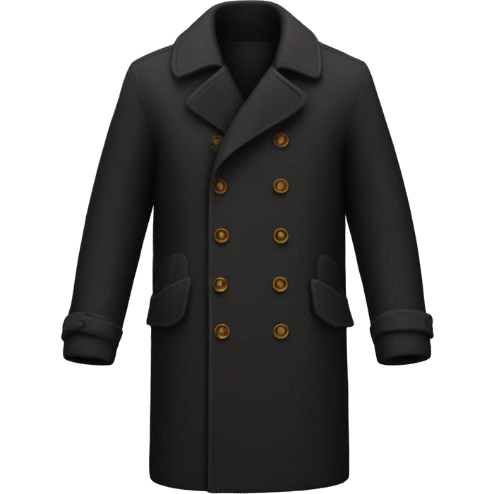 Black vintage MAC coat  emoji