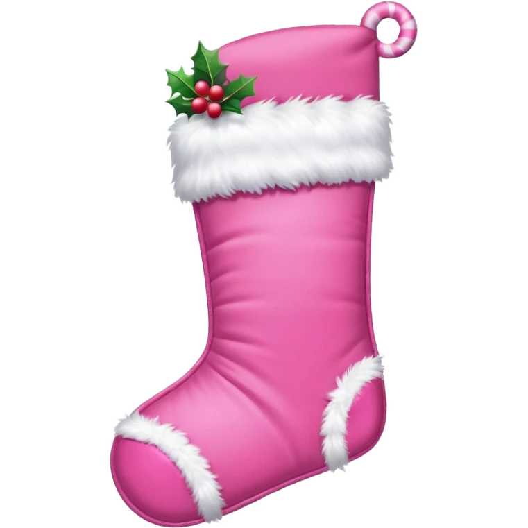 Pink cute christmas emoji