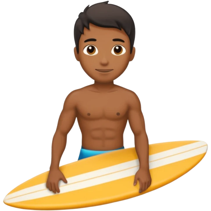 black surfer with surfboard  emoji