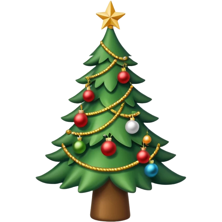 Christmas tree emoji