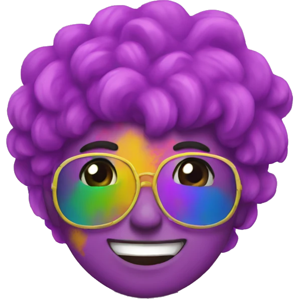 Happy holi muscles  emoji