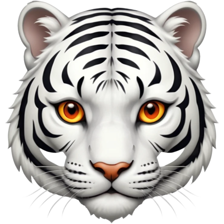 white tiger  emoji