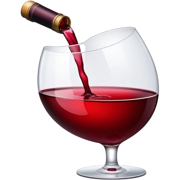 Wine heart emoji