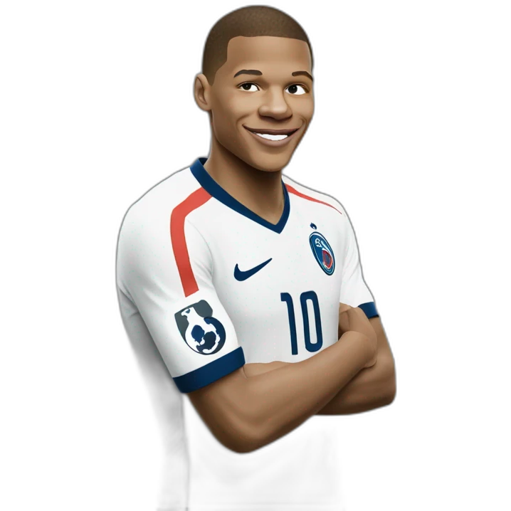 Kyllian Mbappé célébration emoji