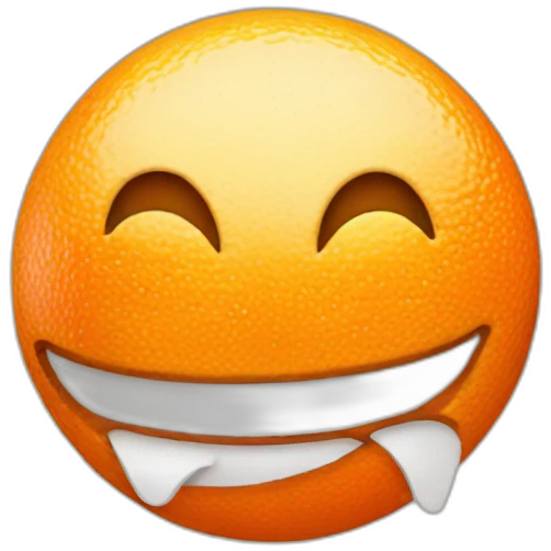 orange-with-face emoji