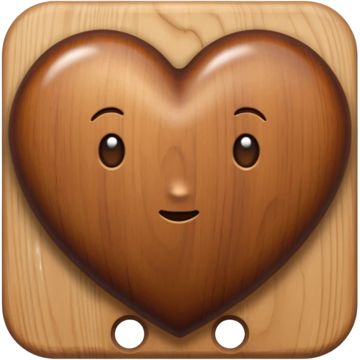 Brown heart emoji