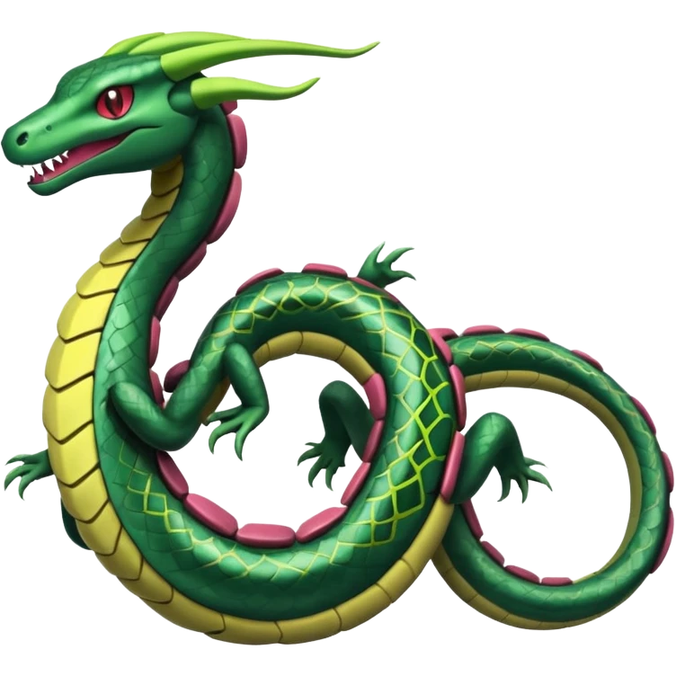Zygarde-Rayquaza-Seviper-Salazzle-fusion emoji