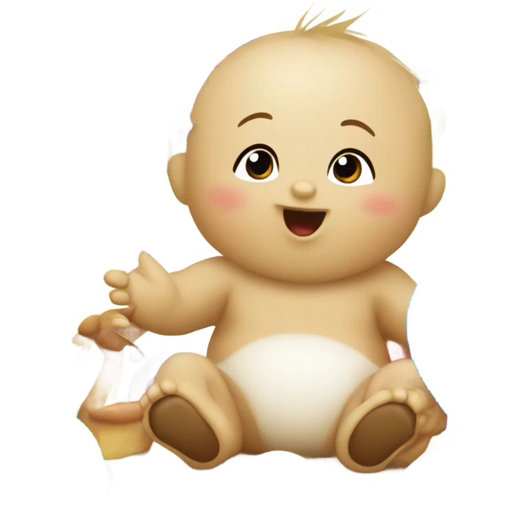 Count down to baby E emoji