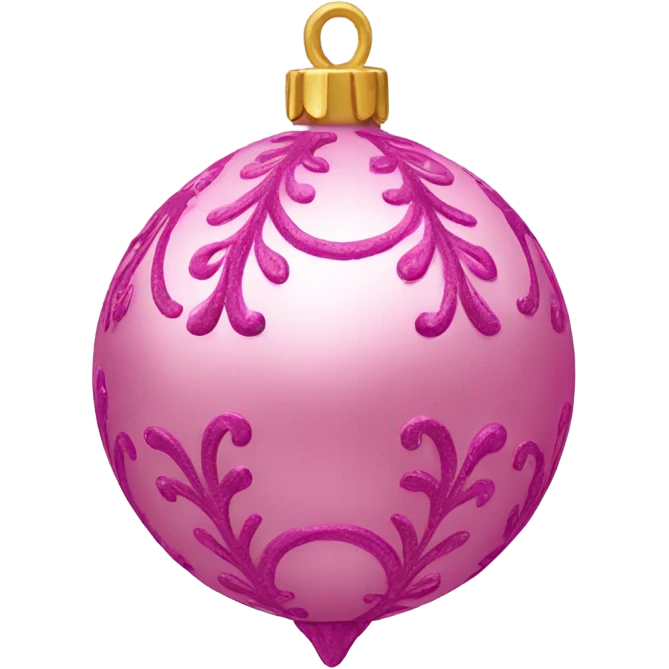Pink ornament emoji
