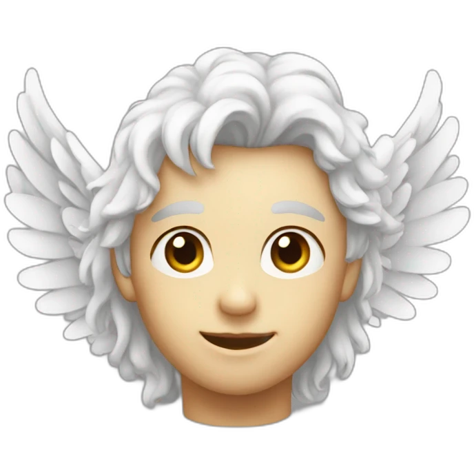 angel_white_hazy_sweaty emoji