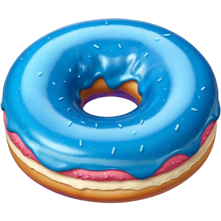 Blue donuts emoji