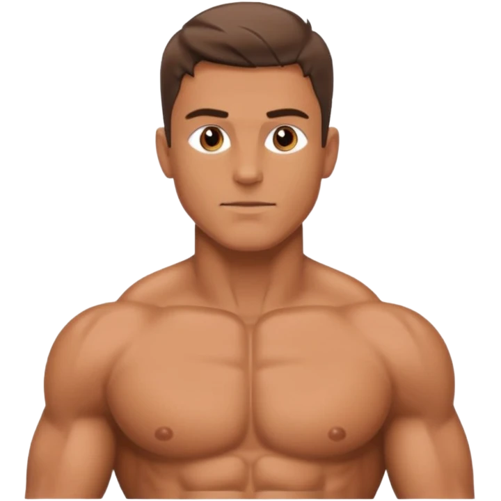 Male core and chest emoji