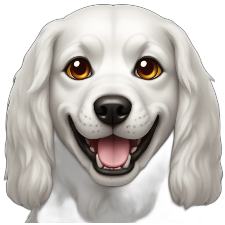 vampire dog black emoji