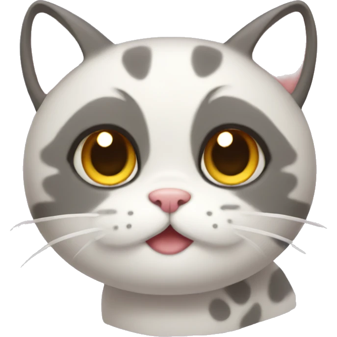 Kawaii cat emoji