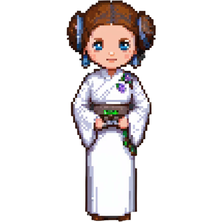 Princess Leia from Star Wars emoji