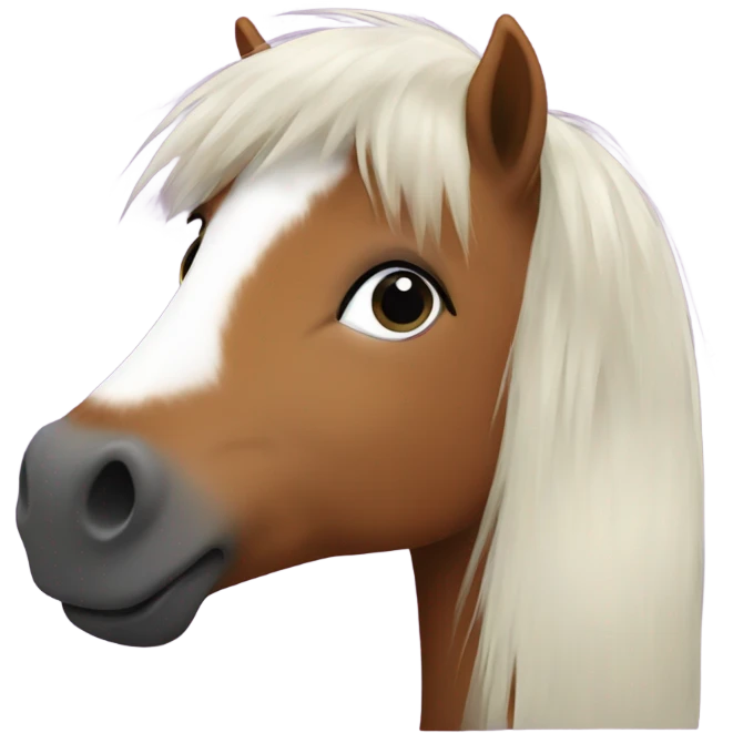 Shetland pony emoji