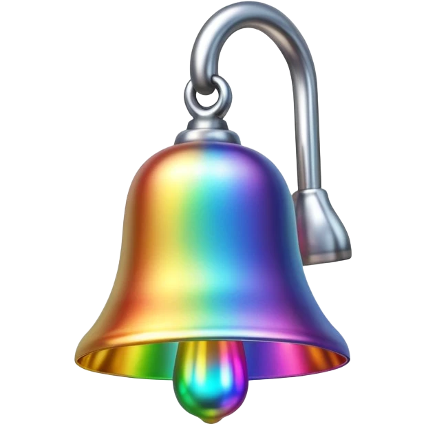 Rainbow Bell emoji