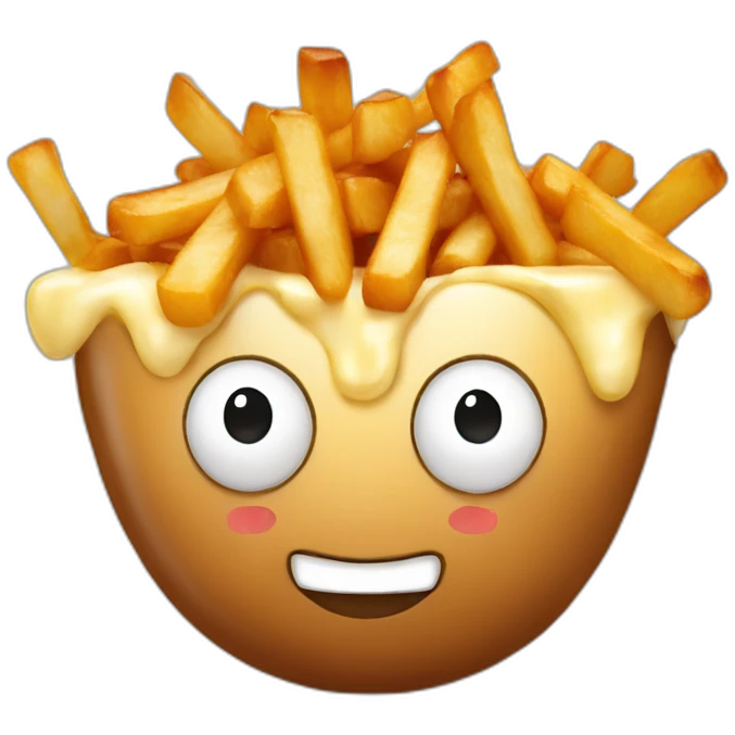 Poutine gros nez emoji