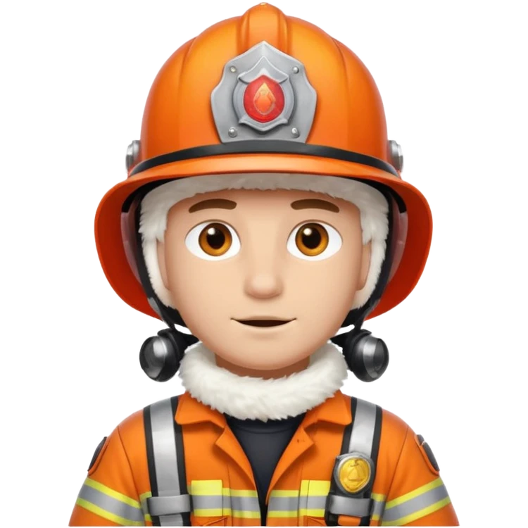 fireman white cat emoji