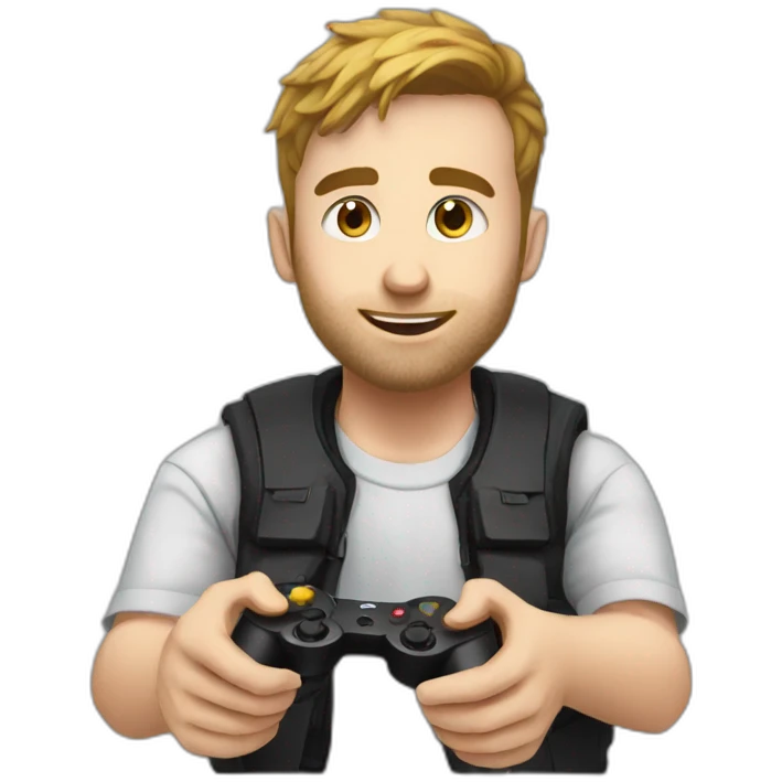 squeezie playing video games emoji