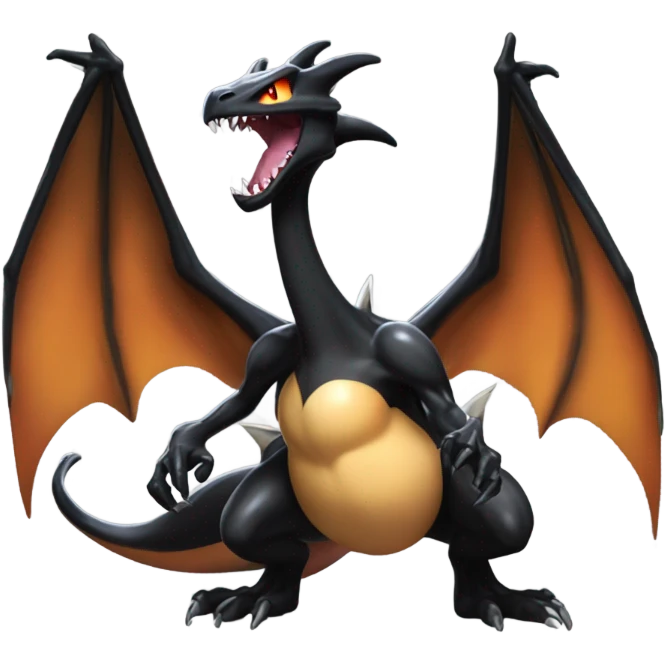 Charizard as venom emoji