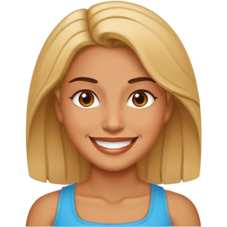 strong woman happy emoji