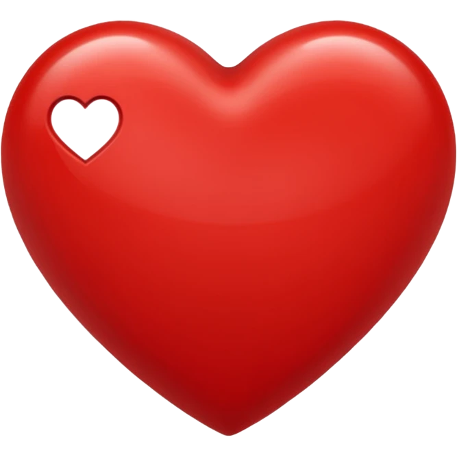 classic red heart emoji emoji