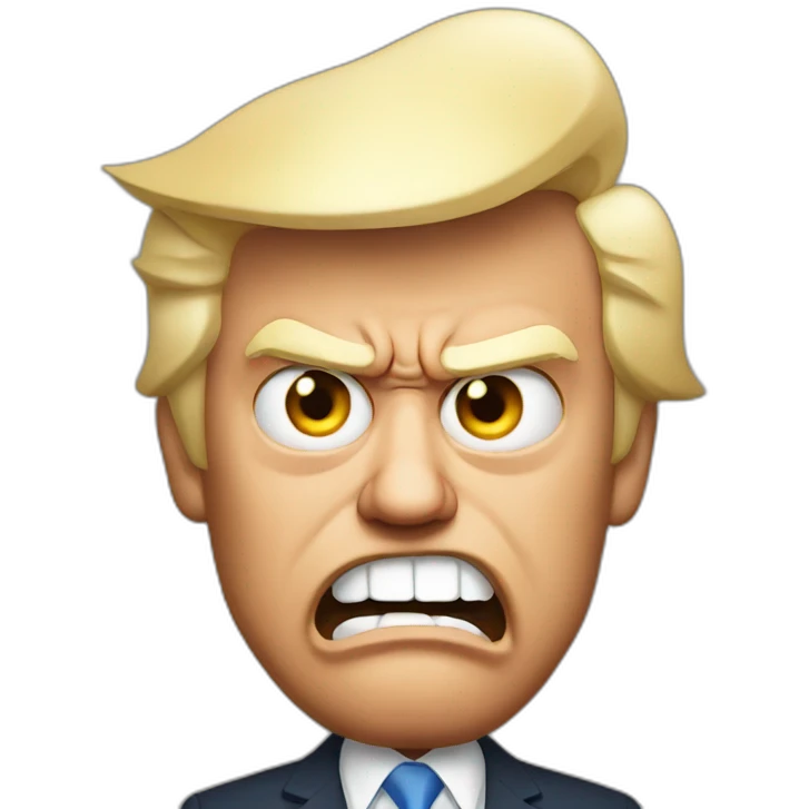 angry donald trump emoji
