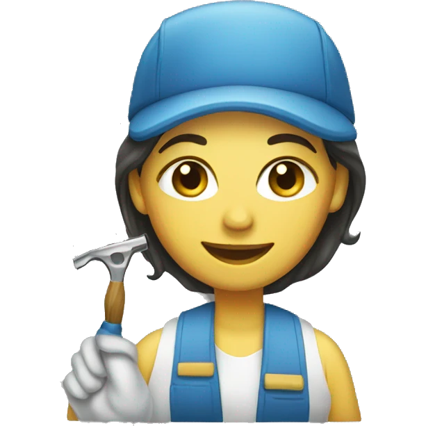Female car painter emoji