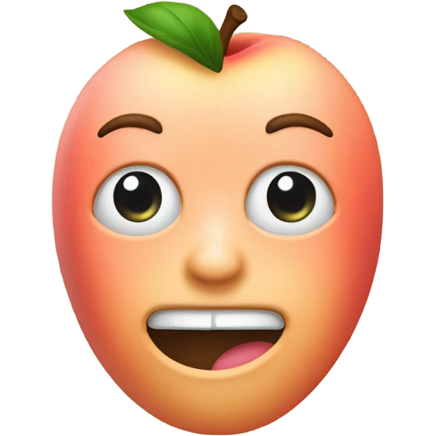 Peach clin d’œil  emoji