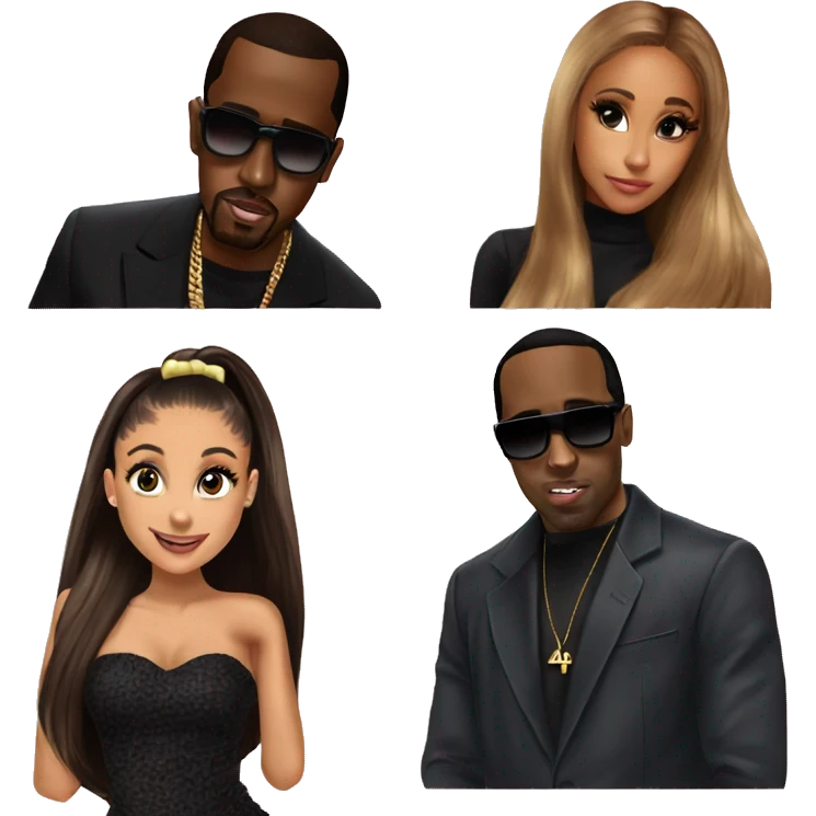 p diddy to Ariana grande emoji