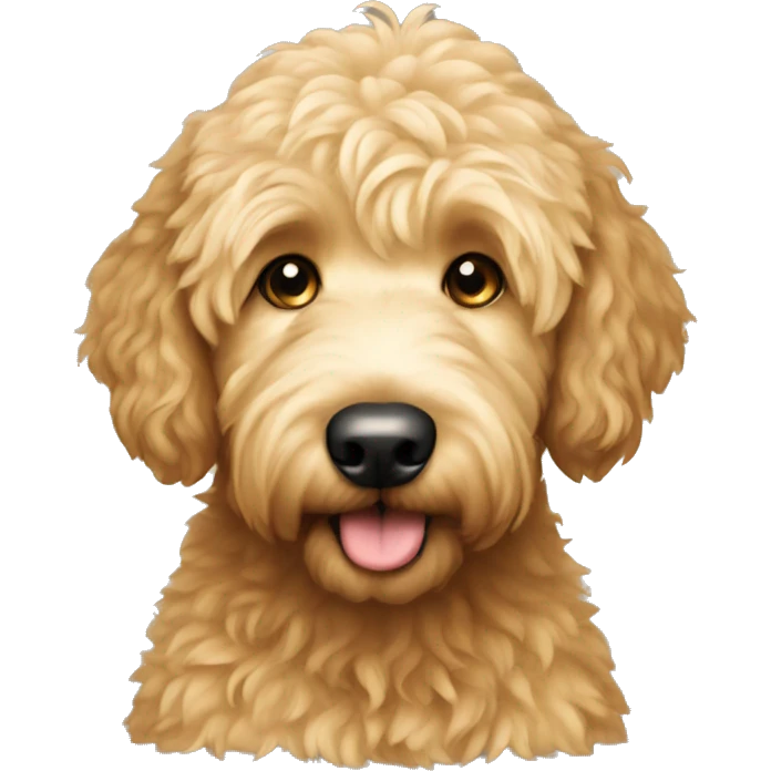 golden doodle  emoji