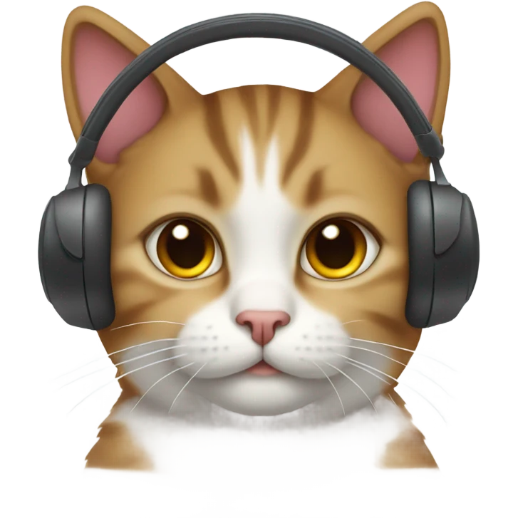 cat wearing earmuffs  emoji