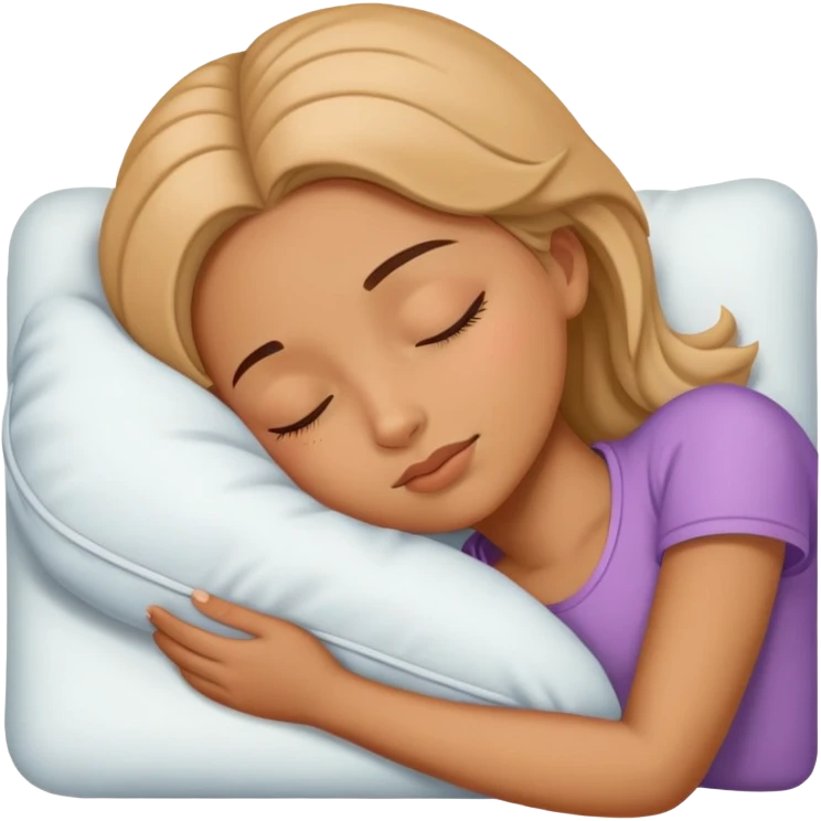 Menina dormindo  emoji