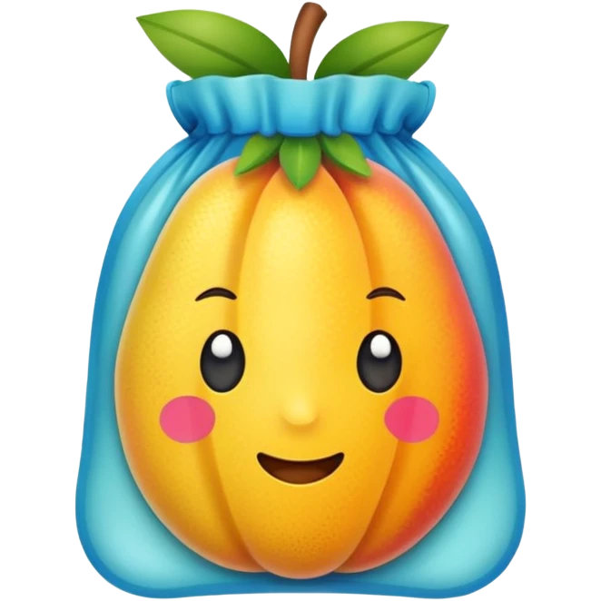 Make a fruit pouch emoji emoji