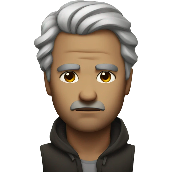 brooding man emoji