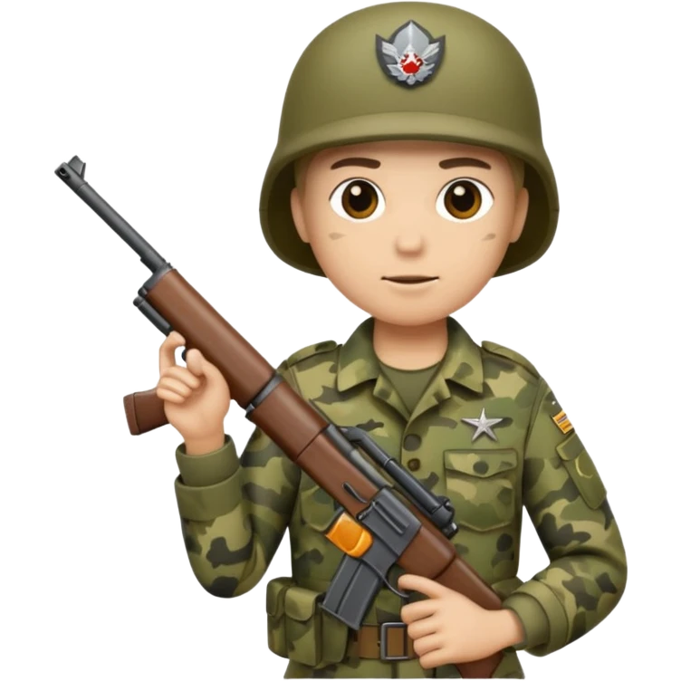 army military gun camo emoji