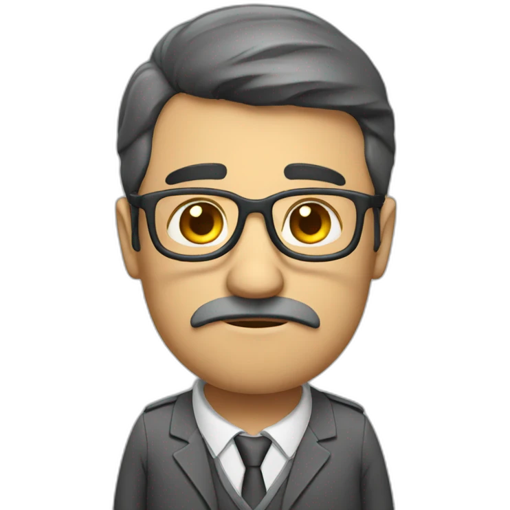 Sad consultant emoji