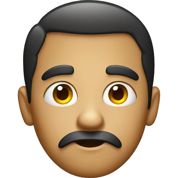 Emoji with raising eyebrows suspicious  emoji