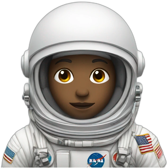 white astronaut emoji