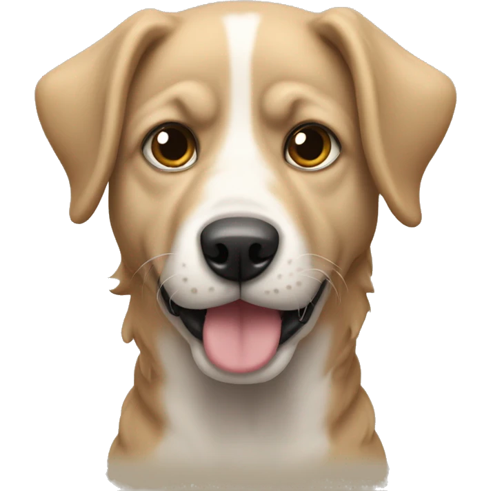 Perro con lazos emoji