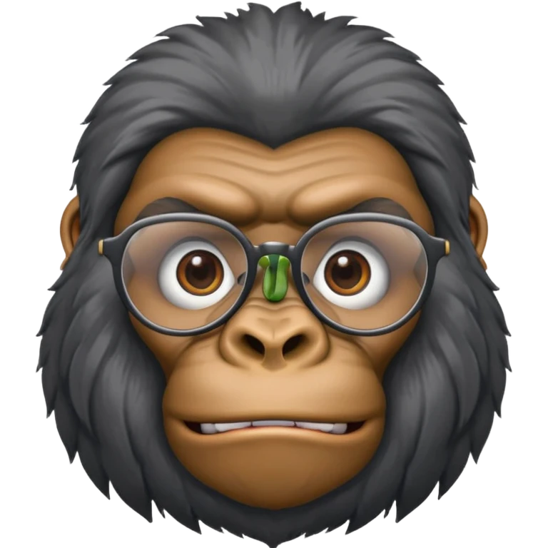 Gorillas with specs emoji
