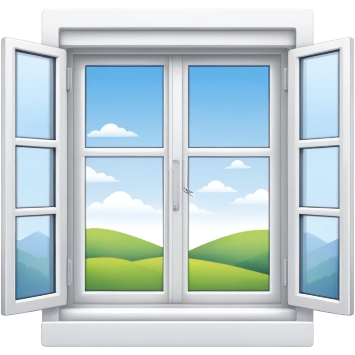 white open window emoji
