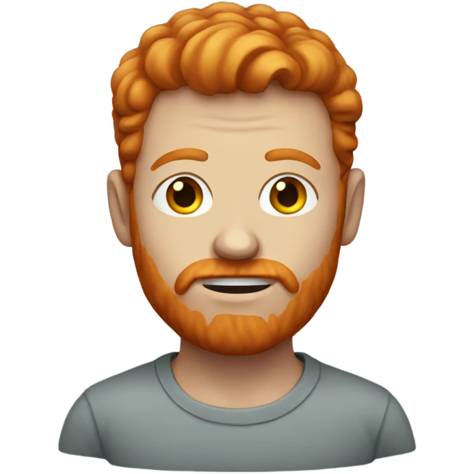 Ginger man with a black eye  emoji