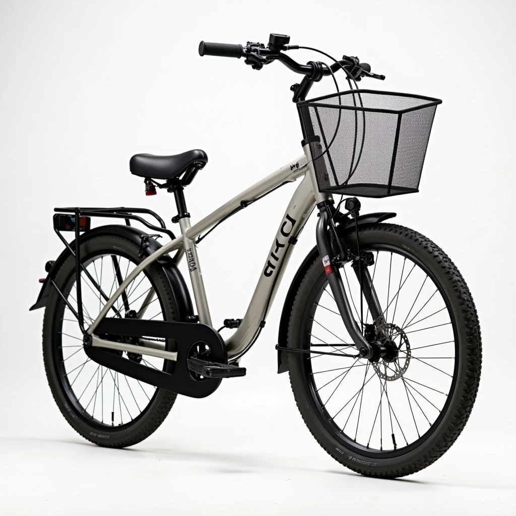 cycle with front basket emoji