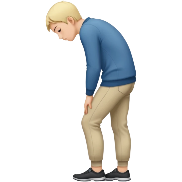 Human with bad posture  emoji