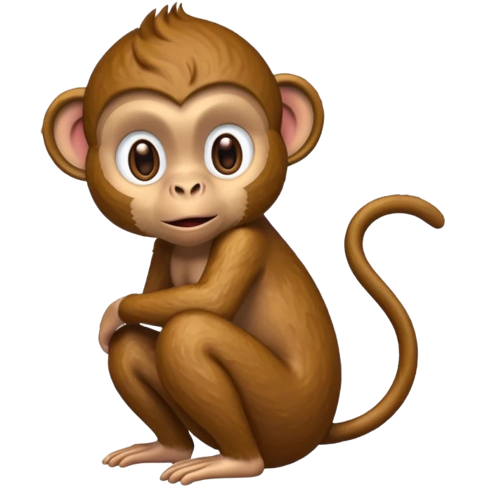 Monkey pooping emoji