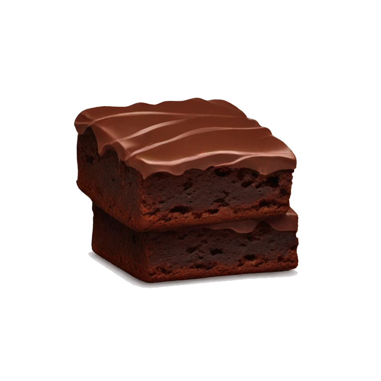 Chocolate brownies  emoji
